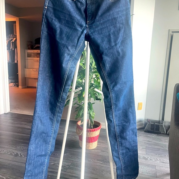 Women’s Designer Jeans, MIMOSA, dark blue, mid-rise, slim leg - size 28 - Picture 3 of 5